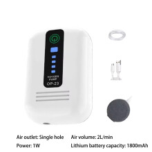 Pompe de aer pentru acvarii, Pompe de aer pentru acvarii, Bubbler de aer pentru acvarii silențioase, Pompe aeratoare hidroponice cu oxigen pentru