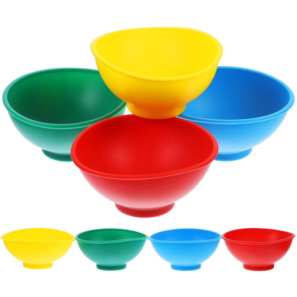 8-Piece Green Silicone Bowls Set, Round Dipping Bowls for Sushi, Sauce, and Ingredient Prep