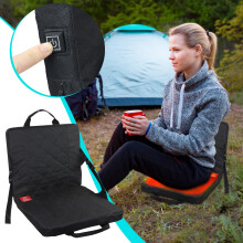 Oppvarmet sittepute under $5 – 3-temperament, oppladbar, bærbar, kompatibel med camping- og fiskestoler