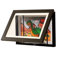 Marco magnético de madera para fotos reversibles