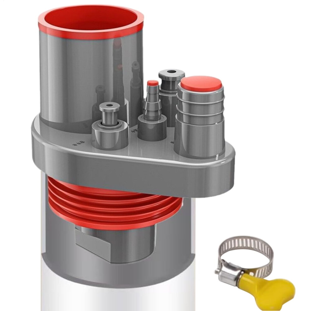 Sink Drain Pipe Kit Under Sink Plumbing Kit Sewer Adapters For Bathroom Shower Bathtub Rv Outdoor Basement Floor Septic Tank Access Feasible 9402001281968