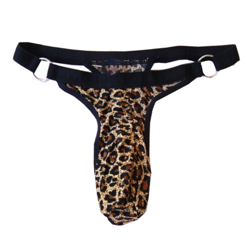 String imprimé pour homme, poche bombée, taille basse, petite taille