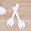 100set Creative Dessert Spoon White Disposable Utensils 10