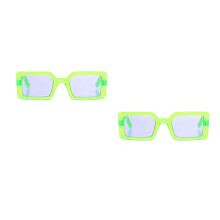 2Pièces Lunettes De Vertes En PP Décoration Photographies