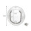 Cat Door Pet Cat Entry Exit Door Cat Hole White 2