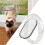 Cat Door Pet Cat Entry Exit Door Cat Hole White 3