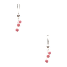 2Pièces Pendentif Intérieur Fourrure Rose Durable