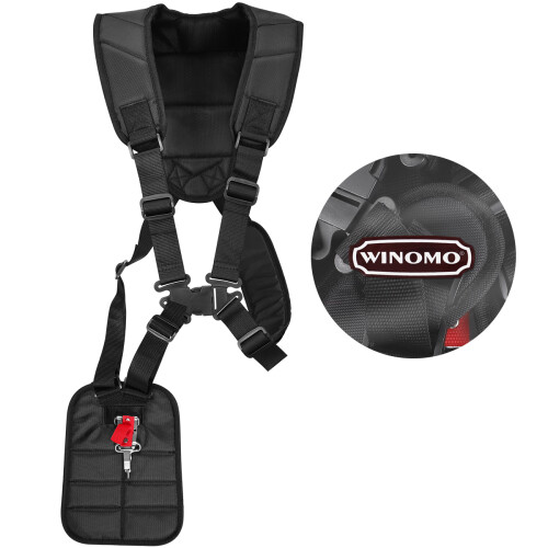 1Pc Universal Strimmer Double Shoulder Harness With Carry Hook 1