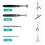 Professional Design Magnetic Pickup Tool 4pcs 7.10.80.8in 8