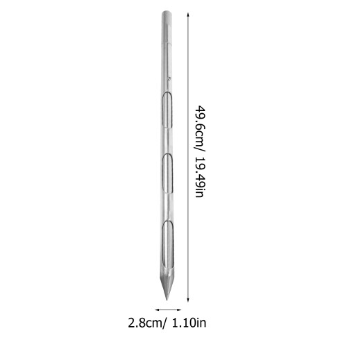 functional grain sampler durable soil probe tube for wheat powder 1