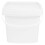 Plastic Bucket with Handle and Lid 1l Portable Water Container 9