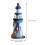 1Pc Navy Wooden Lighthouse Mini Nautical Decor for Home Office Table 9