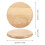 Siège Bois Khaki Pour Rond Usage Maison Résistant 2