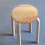 Siège Bois Khaki Pour Rond Usage Maison Résistant 5