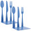 2Pcs Blue Decorative Iron Bookends Multi-Function Desktop Holders 4