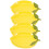 4pcs Lemon Shaped Ceramic Bowl Set 6