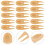 15Pcs Portable Bamboo Golfs Divot Forks Khaki Golfing Divot Tools 6