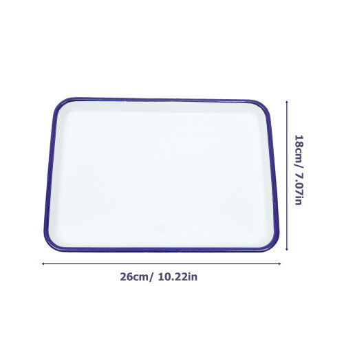 Wear-Resistant Enamel Baking Pan Heat-Resistant Multi-Use Tray 1