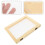 Eco-Friendly Light Brown Paper Making Screen Wooden Frame for DIY 4