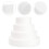 4Pcs White Foam Cake Dummies Reusable DIY Wedding Decor Models 11