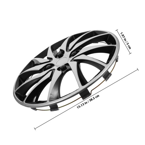 Plastic Wheel Hub Cover For Improved Design Black 1pcs 1