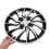 Plastic Wheel Hub Cover For Improved Design Black 1pcs 9