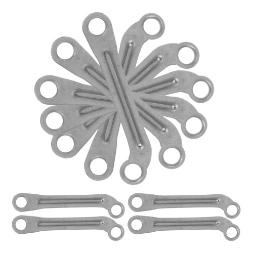 Worgeous Rocker Rods For Electric Fan Components Iron 10pcs Silver 2