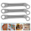 Worgeous Rocker Rods For Electric Fan Components Iron 10pcs Silver 11