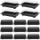 50Pcs Black Take Out Boxes Disposable Pulp Containers for Food Packing 8