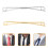 2Pièces Clips Cardigan En Cuivre Argenté Accessoire Mode 8