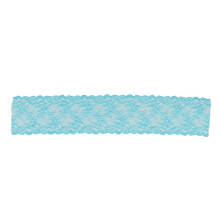 Wedding Decorations Accent with Stretch Lace Ribbon, Floral Pattern Lace Elastic Webbing Fabric in Elegant Color for DIY Craft Projects Hair Bow