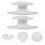 Worgeous  2 Pcs Clips Carabiner Cabinet Knobs Rice Cooker Accessories 11
