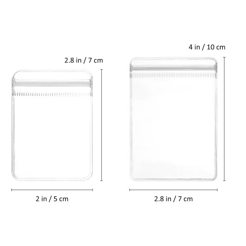 Jewelry Bags Transparent 100pcs 2x2.8in 2