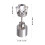 7 Pcs Glowing Stud Earrings Lovers Flashing Stainless Steel Studs 2