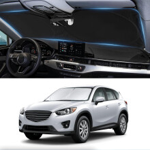 Pare-soleil sur mesure pour pare-brise Hyundai Santa Fe 2019-2024 – Isolation thermique et ventilation, compatible avec Santa Fe