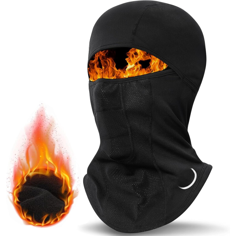 Fleece Balaclava Ski For Men Women Winter Full Cover Cold Weather Gear Skiing Snowboarding Gaiter 9340959261291