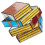 Λάμπα Stacked Books Διακοσμητική Επιτραπέζια Λάμπα Φωτιστικό Κομοδίνου Επιτραπέζιο 1