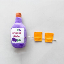 6,7 inch interactief pluche hondenspeelgoed met citroenmotief, piepend snuffelspeeltje, voerverstoppuzzel, kauwspeelgoed voor kleine en middelgrote