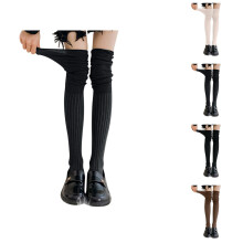 Japanische Overknee-Socken für Damen – weich, warm, bequeme Passform; kuschelige Mode im japanischen Stil für Herbst/Winter