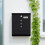 Postkasse med avisholder - minimalistisk metaldesign 1