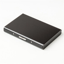 Mini Size Easy To Carry Scratch Resistant Lining Lightweight Portable Modern And Simple Design RFID Blocking Design Stainless Steel Credit Card