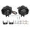 Διπλό έγχρωμο LED Pod Light Plug and Play LED Off Road Drive Ομίχλη Work Light Set με καλωδίωση Mini Size Spot για 1