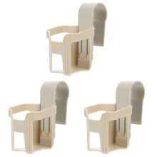3St Grijze Pool Drink Rack Lichtgewicht Plastic Voor Flessen