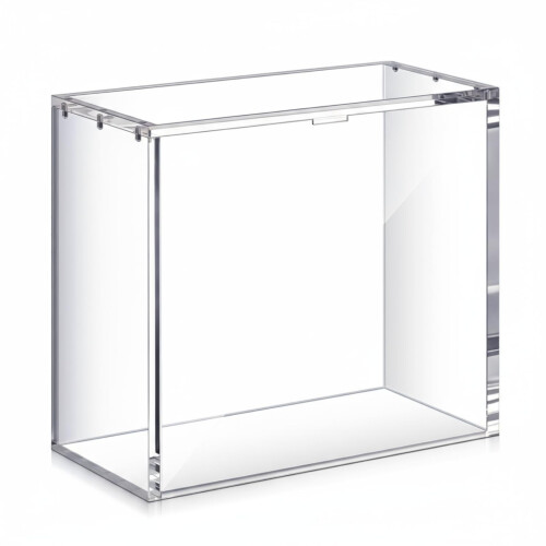 1pc Acrylic TCG Booster Box Case, Stackable, 4mm Thick, Protective Closure Box for Collectors (Compatible with ETB)