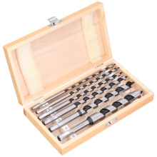 Holzbohrer-Set mit Sechskantschaft, hochwertigem Material für tiefe, saubere Bohrlöcher in Holz, Nutdesign, Konstruktion aus Kohlenstoffstahl,