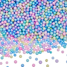 1set 30g Small Craft Foam Balls Round for DIY Wedding Holiday Crafts Making Mixed color 4.5~6.5mm 30g