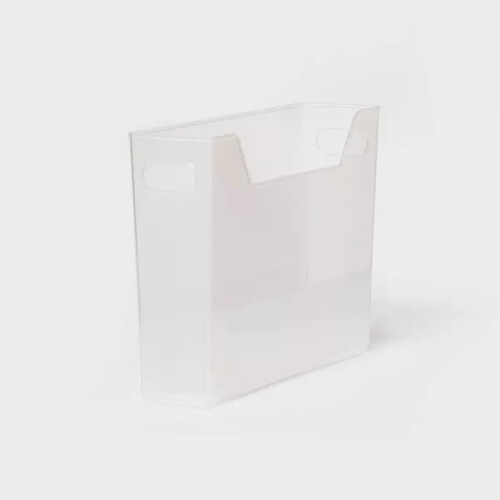 Small Multipurpose Storage Bin Clear