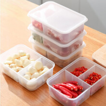Contenitori per alimenti Contenitori portatili per alimenti con coperchi, contenitori per frutta e verdura per frigorifero con vassoio rimovibile per
