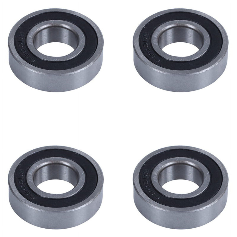4X 6900 Shielded Single Line Deep Groove Ball Bearing 10Mm X 22Mm X 6Mm Silver/Black 9340959264780