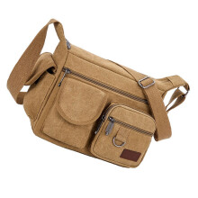 Multi Pocket Canvas Tool Bag for Electrician Maintenance and Workshop Use
